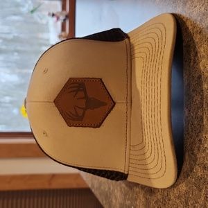 Mens deer skull hat. Hunting hat.